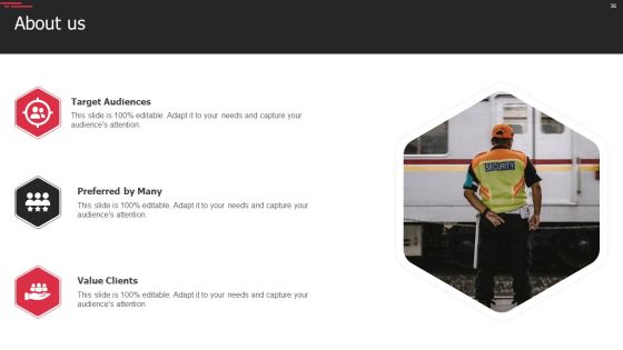 Security Agency Business Profile Ppt PowerPoint Presentation Complete With Slides Slide36