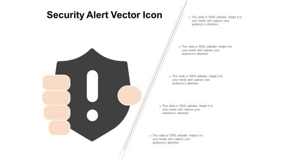 Security Alert Vector Icon Ppt PowerPoint Presentation Summary Gallery