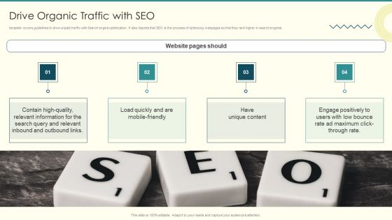 Security And Performance Digital Marketing Drive Organic Traffic With SEO Ideas PDF