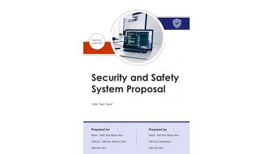 Security And Safety System Proposal Example Document Report Doc Pdf Ppt