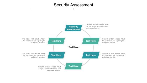 Security Assessment Ppt PowerPoint Presentation File Infographics Cpb
