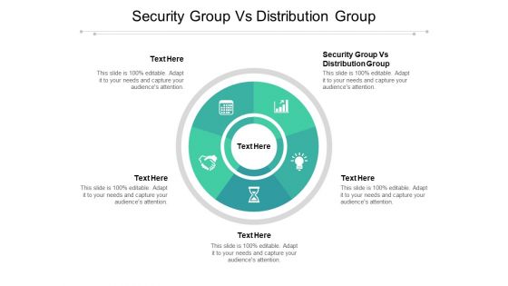 Security Group Vs Distribution Group Ppt PowerPoint Presentation Ideas Format Ideas Cpb Pdf