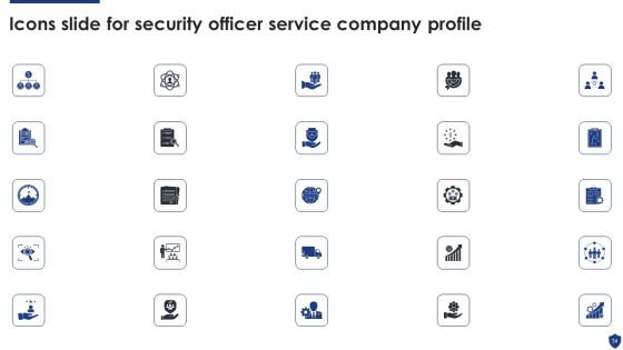Security Officer Service Company Profile Ppt PowerPoint Presentation Complete Deck With Slides