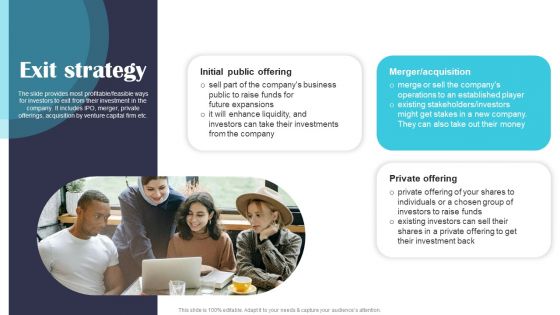 Security Software Company Investor Funding Pitch Deck Exit Strategy Information PDF Security Software Company Investor Funding Pitch Deck Exit Strategy Information PDF