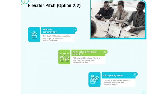 Seed Capital Elevator Pitch Vision Ppt PowerPoint Presentation File Background PDF