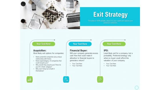 Seed Capital Exit Strategy Ppt PowerPoint Presentation Pictures Infographics PDF