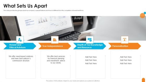 Seed Capital Financing Elevator Pitch Deck What Sets Us Apart Introduction PDF Seed Capital Financing Elevator Pitch Deck What Sets Us Apart Introduction PDF