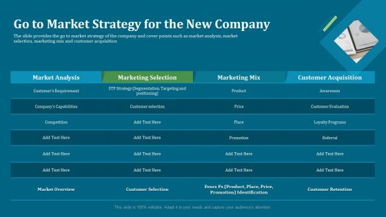 Seed Funding Pitch Deck Go To Market Strategy For The New Company Inspiration PDF Seed Funding Pitch Deck Go To Market Strategy For The New Company Inspiration PDF
