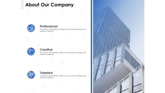 Seed Investment About Our Company Ppt Infographics Graphics PDF Seed Investment About Our Company Ppt Infographics Graphics PDF