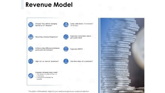 Seed Investment Revenue Model Ppt Show Visuals PDF