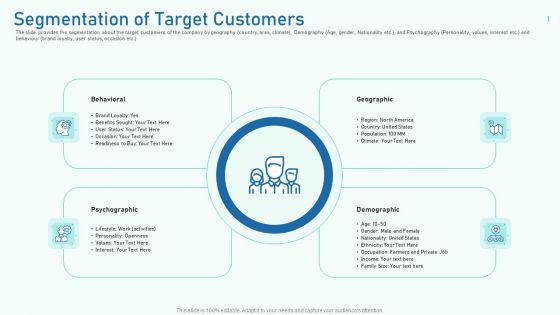 Segmentation Of Target Customers Ppt Inspiration Grid PDF