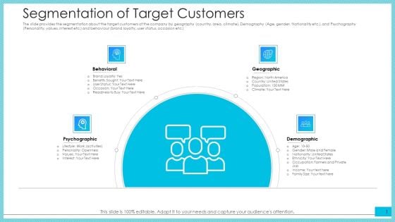 Segmentation Of Target Customers Template PDF