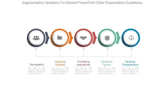 Segmentation Variables For Market Powerpoint Slide Presentation Guidelines