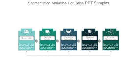 Segmentation Variables For Sales Ppt Samples