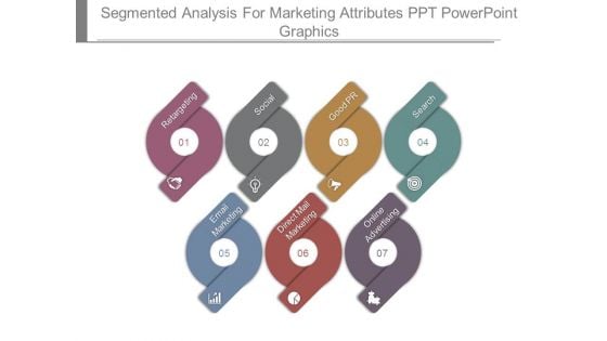 Segmented Analysis For Marketing Attributes Ppt Powerpoint Graphics