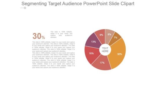 Segmenting Target Audience Powerpoint Slide Clipart