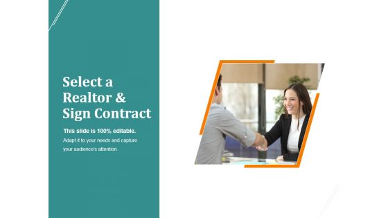 Select A Realtor And Sign Contract Template 2 Ppt PowerPoint Presentation Microsoft