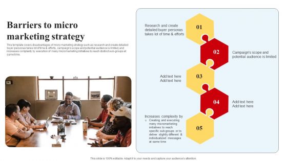 Selecting And Developing An Effective Target Market Strategy Barriers To Micro Marketing Strategy Themes PDF