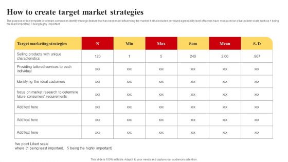 Selecting And Developing An Effective Target Market Strategy How To Create Target Market Strategies Ideas PDF