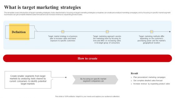 Selecting And Developing An Effective Target Market Strategy What Is Target Marketing Strategies Download PDF