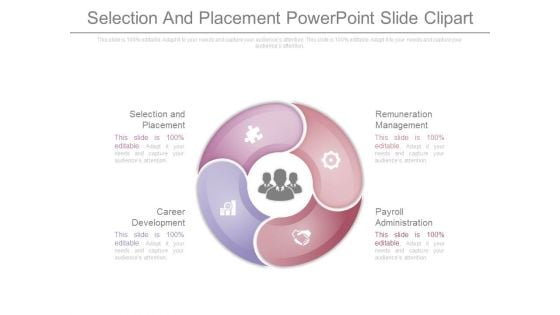 Selection And Placement Powerpoint Slide Clipart