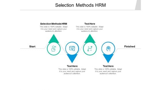 Selection Methods HRM Ppt PowerPoint Presentation Professional Format Cpb