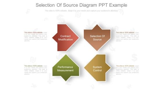 Selection Of Source Diagram Ppt Example