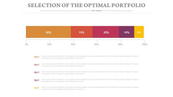 Selection Of The Optimal Portfolio Chart Ppt Slides