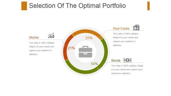 Selection Of The Optimal Portfolio Template 1 Ppt PowerPoint Presentation Infographics Inspiration Selection Of The Optimal Portfolio Template 1 Ppt PowerPoint Presentation Infographics Inspiration