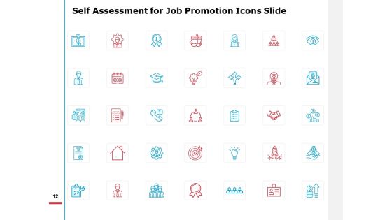 Self Assessment For Job Promotion Ppt PowerPoint Presentation Complete Deck With Slides Slide12