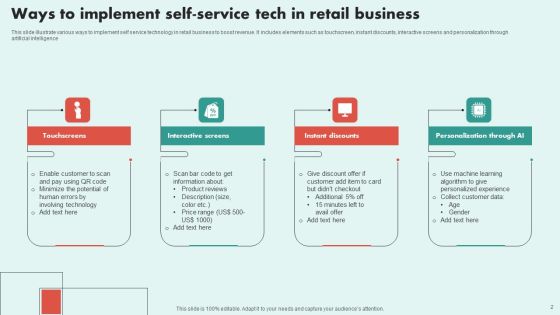 Self Service Tech Ppt PowerPoint Presentation Complete Deck With Slides Slide02
