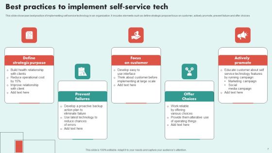 Self Service Tech Ppt PowerPoint Presentation Complete Deck With Slides Slide07