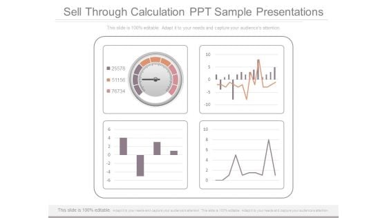 Sell Through Calculation Ppt Sample Presentations