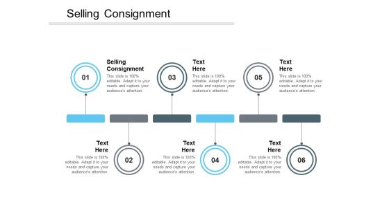 Selling Consignment Ppt PowerPoint Presentation File Topics Cpb