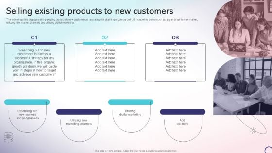 Selling Existing Products To New Customers Strategic Playbook For Internal Sales Advancement Formats PDF