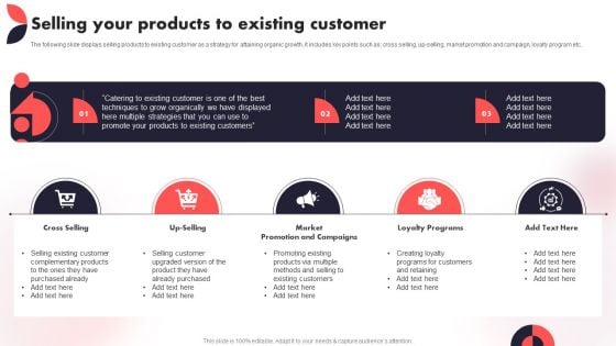 Selling Your Products To Existing Customer Year Over Year Business Success Playbook Diagrams PDF