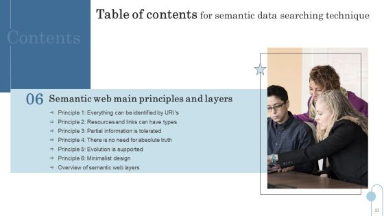 Semantic Data Searching Technique Ppt PowerPoint Presentation Complete Deck With Slides Slide23