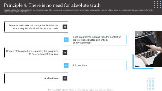 Semantic Web Fundamentals Principle 4 There Is No Need For Absolute Truth Themes PDF