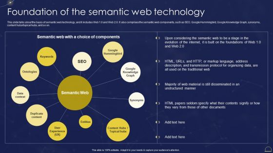 Semantic Web Technologies Foundation Of The Semantic Web Technology Summary PDF