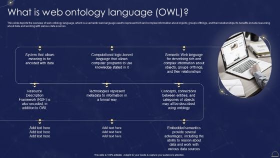 Semantic Web Technologies What Is Web Ontology Language OWL Professional PDF