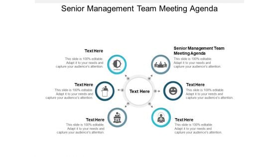 Senior Management Team Meeting Agenda Ppt PowerPoint Presentation Outline Example File Cpb