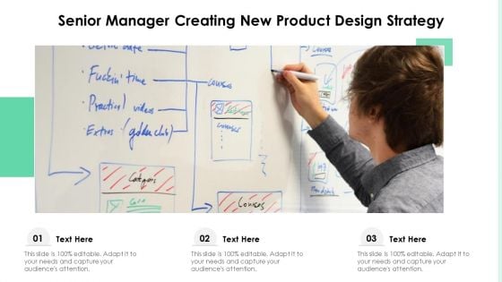 Senior Manager Creating New Product Design Strategy Ppt Gallery Design Ideas PDF
