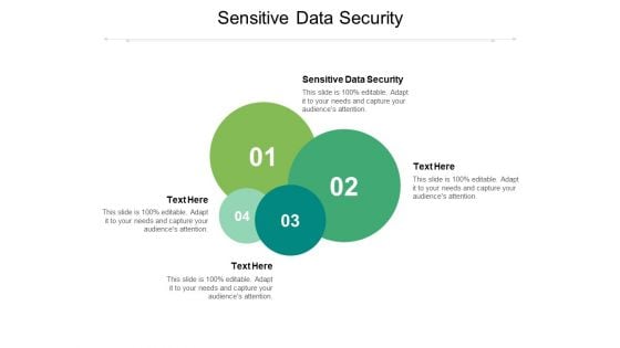 Sensitive Data Security Ppt PowerPoint Presentation Professional Design Templates Cpb Pdf