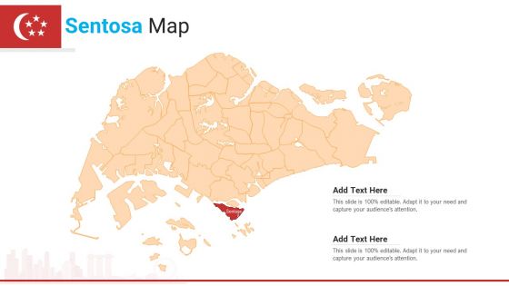 Sentosa Map PowerPoint Presentation PPT Template PDF