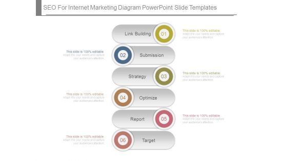 Seo For Internet Marketing Diagram Powerpoint Slide Templates