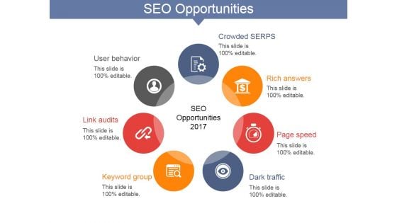 Seo Opportunities Ppt PowerPoint Presentation Gallery Icons