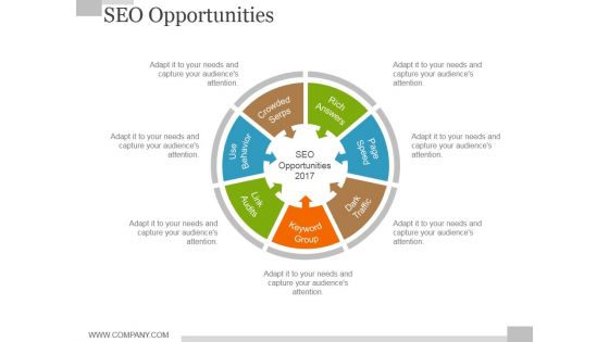 Seo Opportunities Ppt PowerPoint Presentation Pictures Design Templates