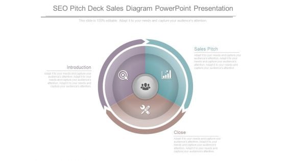 Seo Pitch Deck Sales Diagram Powerpoint Presentation