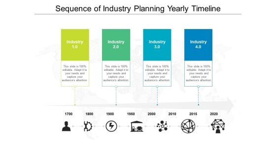 Sequence Of Industry Planning Yearly Timeline Ppt PowerPoint Presentation File Microsoft PDF