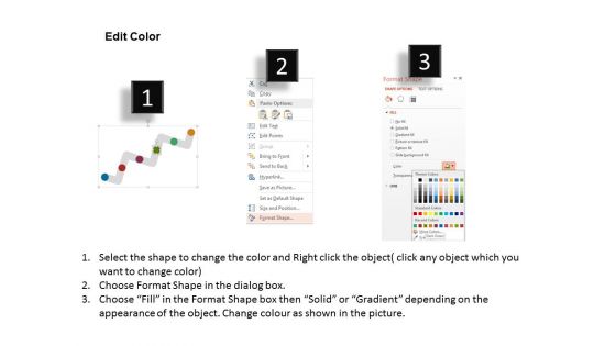 Sequential Growth Five Arrow Steps And Icons Powerpoint Template